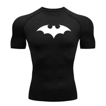 Мужская повседневная футболка, летняя футболка с длинными рукавами для тренировок, бодибилдинга, топ для фитнеса, спортивный топ для спортзала, быстросохнущая, плотная, тактическая, MMA S