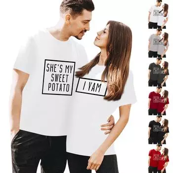 Мужская повседневная футболка с круглым вырезом и коротким рукавом с принтом ко Дню святого Валентина L чёрный