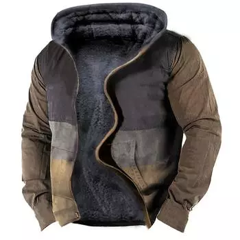 Мужская повседневная камуфляжная спортивная толстовка с длинным рукавом на молнии с капюшоном, куртка, пальто XXXL