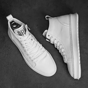 Мужская повседневная кожаная плоская дизайнерская обувь, водонепроницаемые ботинки на шнуровке, ботинки для ходьбы на открытом воздухе, нескользящие, повседневная обувь для работы 39