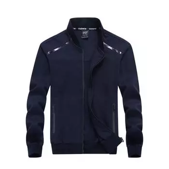 Мужская повседневная куртка, свитер с бейсбольным воротником, мужская куртка, модная рубашка большого размера L