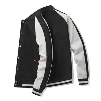 Мужская повседневная куртка Свободная бейсбольная куртка Вельветовая куртка Одежда XXXXL