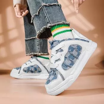 Мужская повседневная модная обувь Bread Shoes, популярная черная парусиновая спортивная обувь, универсальная легкая обувь для отдыха на открытом воздухе больших размеров 36 чёрный