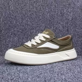 Мужская повседневная обувь 2025 года, классические подростковые кроссовки на платформе с плоской подошвой, удобные туфли для скейтбординга, Tenis Masculino 39 чёрный