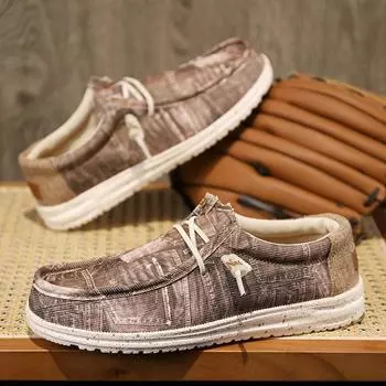 Мужская повседневная обувь без шнуровки, удобные лоферы, мягкая обувь для отдыха, прогулок, путешествий, мужская обувь на плоской подошве 40 коричневый