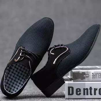 Мужская повседневная обувь больших размеров с острым носком, весна и осень, дышащая мужская обувь на низком каблуке в британском стиле 48 белый