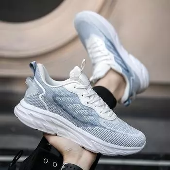 Мужская повседневная обувь большого размера, кроссовки, кроссовки для бега для мужчин, спортивная обувь на открытом воздухе 39 синий