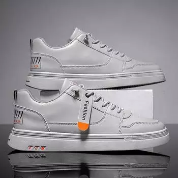 Мужская повседневная обувь Брендовая мужская обувь Мужские кроссовки на плоской подошве Удобная дышащая обувь из микрофибры для отдыха на открытом воздухе Модный стиль 39 чёрный