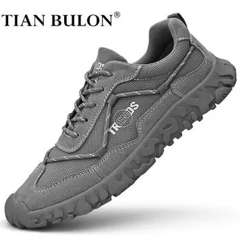 Мужская повседневная обувь для активного отдыха, кожаные дизайнерские мужские кроссовки, дышащие мокасины ручной работы, мужские туфли класса люкс, большие размеры 38-45 44