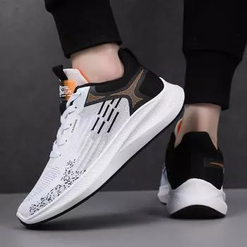 Мужская повседневная обувь для активного отдыха, спортивная обувь для бега, новая мода, легкая, трендовая, сетчатая, дышащая спортивная обувь 39