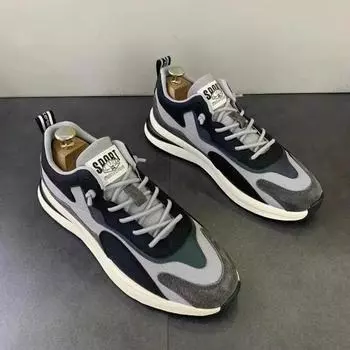 Мужская повседневная обувь для бега, мужские универсальные кроссовки, трендовая мужская обувь с мягкой подошвой, износостойкая вулканизированная мужская обувь, теннисная обувь 39