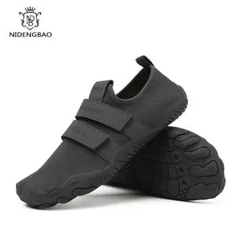 Мужская повседневная обувь, дышащая акваобувь, мужская мода, быстросохнущие пляжные кроссовки, обувь для плавания и занятий спортом, нескользящая обувь для активного отдыха 35 бежевый