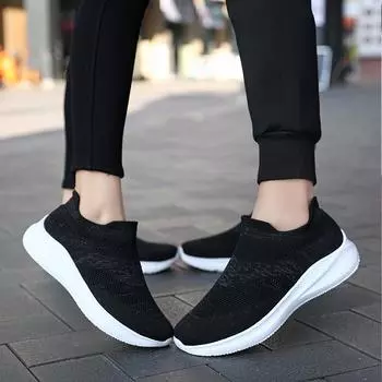 Мужская повседневная обувь Дышащие кроссовки Модные кроссовки Спортивная обувь 39 чёрный