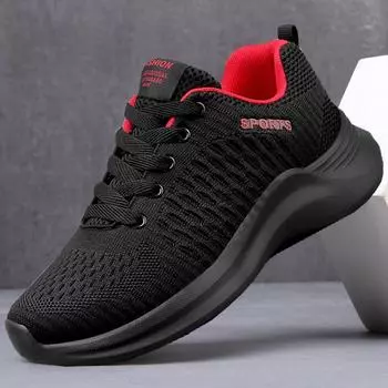 Мужская повседневная обувь Дышащие кроссовки Модные кроссовки Спортивная обувь 39 белый/чёрный