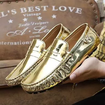 Мужская повседневная обувь Four Seasons Fashion Яркие удобные мужские кроссовки большого размера Легкие мужские туфли для бега Лоферы 36-48 36