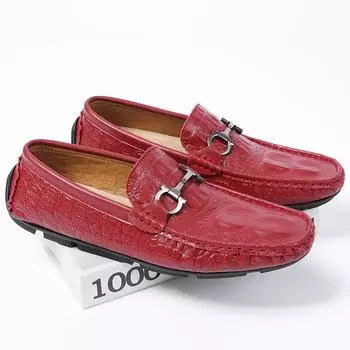 Мужская повседневная обувь из натуральной кожи, новое поступление, мужские туфли, лоферы 2024, классические мужские свадебные туфли, роскошные брендовые туфли для вождения 38 чёрный