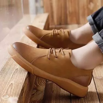 Мужская повседневная обувь из тонкой кожи 38