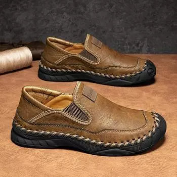 Мужская повседневная обувь, кеды ручной работы, размер 39-48 39 чёрный