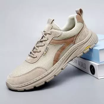 Мужская повседневная обувь кожаная обувь кроссовки 39 серый