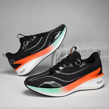 Мужская повседневная обувь Кроссовки бренда Tenis Удобная мужская обувь для ходьбы Кроссовки на шнуровке Кроссовки на платформе Обувь для хип-хопа 35 красный