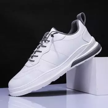Мужская повседневная обувь, легкие удобные туфли на плоской подошве, 2024, новые модные классические белые туфли, женские уличные кроссовки, обувь большого размера для пар 39
