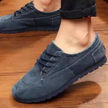 Мужская повседневная обувь Модная мужская обувь Тканевая обувь Мужские удобные мокасины Слипоны Мужские туфли на плоской подошве Кроссовки Мужская обувь 44