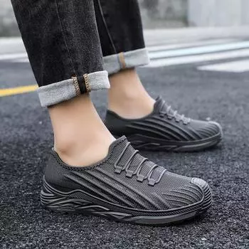 Мужская повседневная обувь, модная обувь для дождя, новая тенденция, спортивная, нескользящая, дышащая, низкая, студенческая обувь для воды, мужская 39 чёрный