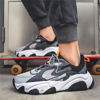 Мужская повседневная обувь Модные мужские кроссовки сетчатые дышащие спортивные кроссовки молодежная сетчатая модная мужская обувь Tenis Masculino Adulto 39 лаймовый