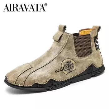 Мужская повседневная обувь Мужские ботильоны Модные прогулочные кроссовки 38 чёрный