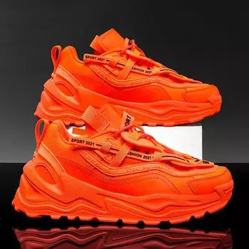 Мужская повседневная обувь, мужские кроссовки, обувь на платформе со шнуровкой, удобные дышащие кроссовки, дорожная обувь 45 белый