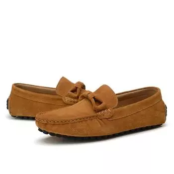 Мужская повседневная обувь, мужские мокасины, туфли на плоской подошве, мужские дышащие туфли для вождения из мягкой кожи, мокасины, замшевые туфли для мужчин, большой размер 38-47 38