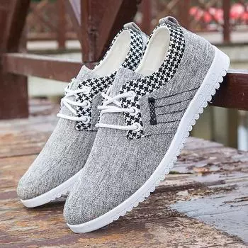 Мужская повседневная обувь, парусиновые дышащие туфли для вождения, мужские мокасины, мягкие удобные мужские туфли на плоской подошве, нескользящие ленивые мокасины для рыбалки 39 синий