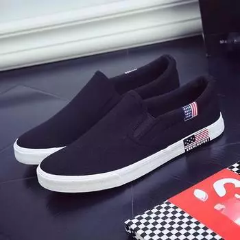 Мужская повседневная обувь, парусиновые роскошные мужские мокасины, дышащие, без застежек на плоской подошве, мужские вулканизированные туфли, белые туфли для вождения, размер плюс 47 35 синий