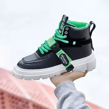 Мужская повседневная обувь, рабочая обувь на шнуровке с толстой подошвой, мужская обувь для работы на открытом воздухе, высококачественные ботинки для походов на осень и зиму 39