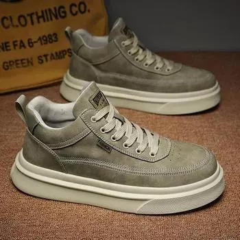 Мужская повседневная обувь, рабочая обувь на толстой подошве со шнуровкой, мужская обувь для работы на открытом воздухе, высококачественные ботинки осень-зима 39