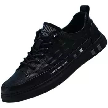 Мужская повседневная обувь, роскошные брендовые модные черно-белые кроссовки, мужские дышащие мягкие прогулочные туфли, дизайнерские кроссовки 39