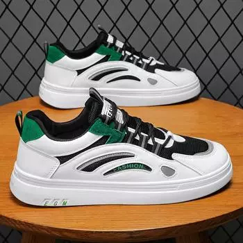 Мужская повседневная обувь, роскошные спортивные теннисные кроссовки для мужчин, лето 2024, удобные модные кроссовки для активного отдыха, обувь для ходьбы 39 чёрный