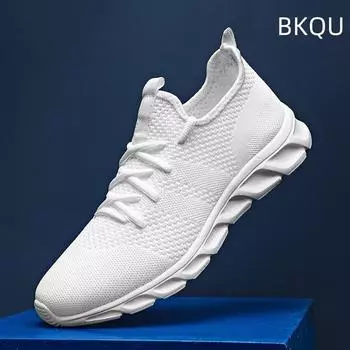 Мужская повседневная обувь с круглым носком, легкая платформа, удобная модная универсальная дышащая нескользящая обувь, весенне-осенняя основная обувь 36 красный