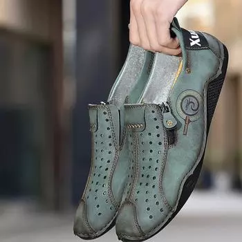 Мужская повседневная обувь с квадратным носком, мужская кожаная обувь из искусственной кожи, новинка, предложение обуви, социальная распродажа 2024 года, трендовый размер 45, классика, оригинал, летняя распродажа 38