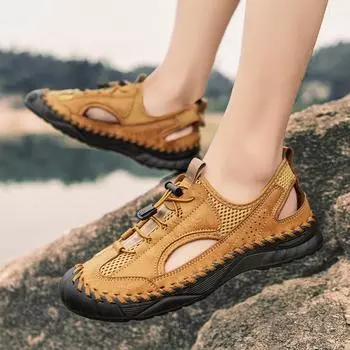 Мужская повседневная обувь с сеткой Уличная обувь 39 чёрный