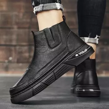 Мужская повседневная обувь с высоким берцем Doc Martens Модные мужские ботинки челси