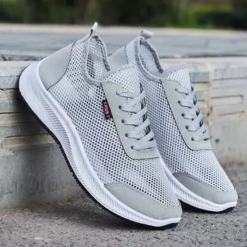 Мужская повседневная обувь, весенние и летние дышащие сетчатые туфли, старая Пекинская тканевая обувь, спортивная обувь, парусиновая обувь 39