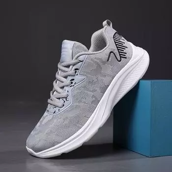 Мужская повседневная обувь весна-лето прогулочная дышащая обувь мужская вулканизированная обувь обувь Zapatillas Hombre для мужчин 2024 новинка для мужчин 35 серый