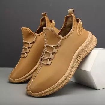 Мужская повседневная обувь, высококачественные мужские кроссовки, дышащая, модная, удобная, легкая, повседневная обувь для ходьбы, обувь больших размеров 40 чёрный