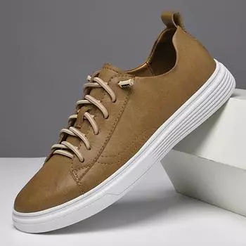 Мужская повседневная обувь высшего качества, кожаная, дышащая, удобная, мужская обувь, роскошные мужские кроссовки, мужская обувь для скейтбординга, размер 38-45 39