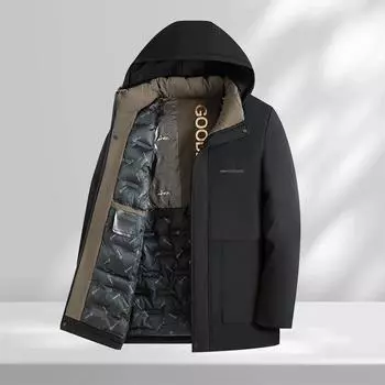 Мужская повседневная одежда, одежда с хлопковой подкладкой, мужские теплые и ветрозащитные куртки с хлопковой подкладкой, новые тенденции осени и зимы — свободные XL