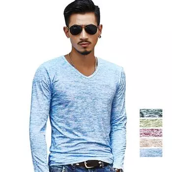 Мужская повседневная одежда с длинными рукавами и круглым вырезом, спортивная камуфляжная рубашка с высокой эластичностью M