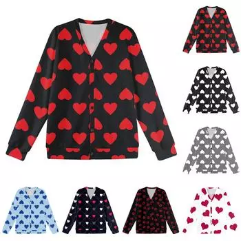 Мужская повседневная однобортная модная куртка-кардиган на пуговицах с длинными рукавами L