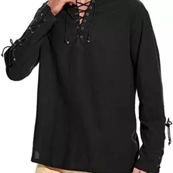 Мужская повседневная однотонная футболка большого размера S хаки