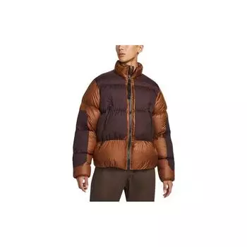Мужская повседневная пуховая куртка Nike Colorblock Sport бронзовая DD6979-204 M